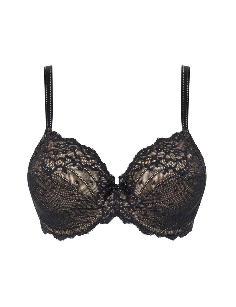 Chantelle Women's Rive Gauche Full Coverage Smooth Bra, Black, 32E - Image 3